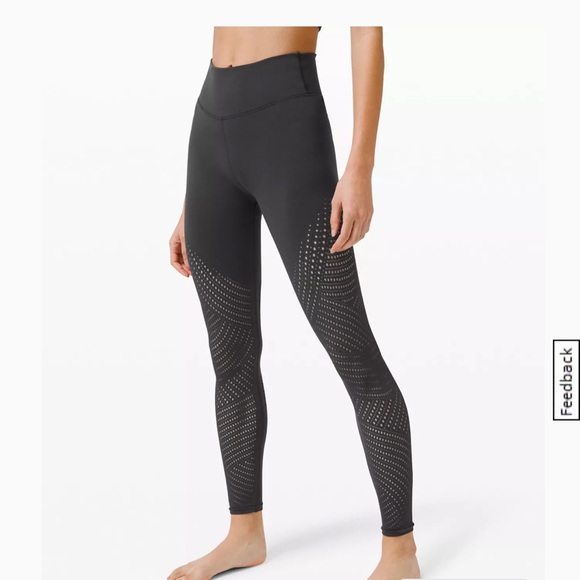 lululemon athletica Pants - Reveal High Rise Tight 25” Digi Rain 7/8 Length